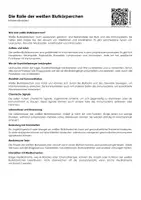Vorschau - Arbeitsblätter - Die Rolle der weißen Blutkörperchen (Informationstext und Übungen) - Deckblatt