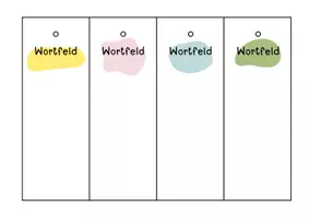 Vorschau - Mal- und Bastelvorlagen - Wortfeldfächer Verben 🪭 - Seite 3