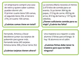 Vista previa - Hojas de trabajo - Problemas razonados - página 1