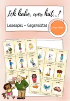Vorschau - Spiele - Adjektive - Gegensätze I Lesespiel: Ich habe, wer hat...? - Deckblatt