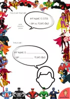Vorschau - Arbeitsblätter - superheroes colours and numbers - Seite 3