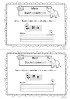 Vorschau - Unterrichtsreihen - Buchstabenheft E, 1. Klasse, Deutsch Buchstaben, lesen, schreiben. - Seite 3