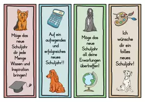 Vorschau - Anderer Materialtyp - Hunde Lesezeichen für die Hundeklasse - 3 Varianten - Seite 2