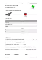 Vorschau - Test - Vocabulary Test Access 5 unit 1 part A with KEY year 9 - Seite 2