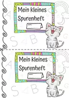 Vorschau - Arbeitsblätter - Tierischer Schulstart – Mein kleines Spurenheft mit der kleinen Katze – Nachspurübungen – Vorschule – Vorlaufkurs – Schulanfänger - Seite 3