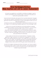 Vorschau - Stundenentwürfe - DaF/DaZ Stationenlernen: Herbst - Kurzgeschichte + Arbeitsaufgaben - Seite 2