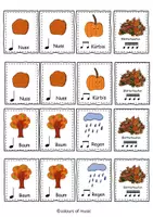 Vorschau - Bildkarten - Notenwerte Herbst - Seite 3