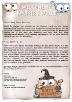 Vorschau - Mal- und Bastelvorlagen - Knuffies „Halloween“ Cliparts Set - Seite 1