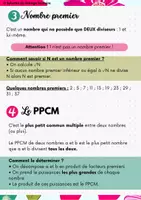 Aperçu - Apprentissages en autonomie - Fiche de révisions CRPE - Arithmétique - Page 1