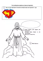 Vorschau - Arbeitsblätter - Jesus segnet die Kinder (4 verschiedene Arbeitsblätter) - Deckblatt