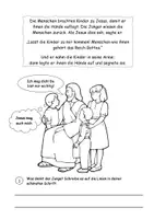 Vorschau - Arbeitsblätter - Jesus segnet die Kinder (4 verschiedene Arbeitsblätter) - Seite 3