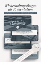 Vorschau - Unterrichtsreihen - Exilliteratur Präsentation für den (Online-)Unterricht - Deckblatt
