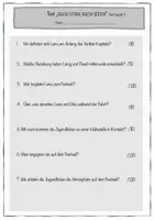 Vorschau - Test - Test Kap.5 RSAP/HSAP 23/24 Pflichtlektüre "NACH VORN, NACH SÜDEN" - Seite 1