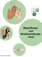 Vorschau - Bildkarten - Begrüßung und Verabschiedung_Ritual - Deckblatt
