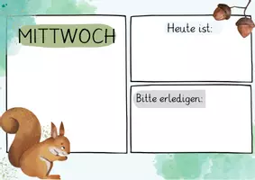 Vorschau - Arbeitsblätter - wachsendes Materialpaket Eichhörnchenklasse | Eichhörnchen Lernmaterial für Grundschüler und Kita - Seite 3