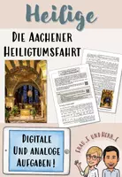 Vorschau - Arbeitsblätter - Materialpaket "Heilige" - komplette Unterrichtsreihe - Deckblatt