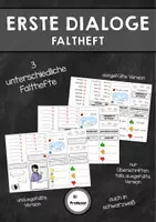 Vorschau - Arbeitsblätter - Erste Dialoge - Spanischunterricht (Faltheft) - Deckblatt