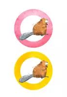 Vorschau - Präsentationen/Tafelbilder - Gruppenschilder Biber - watercolor - Seite 2