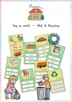 Vorschau - Spiele - Klima- & Umweltschutz / Earth Day: Sag es nicht! (Müll & Recycling) - Sachunterricht / Deutsch - Kl. 2/3 - Deckblatt