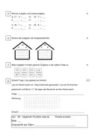 Vorschau - Test - Erste Mathearbeit Klasse 3/Grundrechenarten - Seite 2