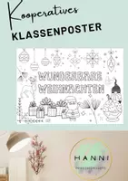 Vorschau - Mal- und Bastelvorlagen - Kooperatives Klassenposter Wunderbare Weihnachten X-Mas Special - Deckblatt