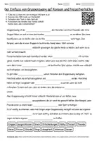 Vorschau - Arbeitsblätter - Arbeitsblatt "Der Einfluss von Gruppenzwang auf Konsum und Freizeitverhalten" + interaktive Lösung & MP3 + Mindmap + Infografik - Deckblatt