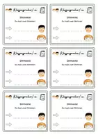 Vorschau - Anderer Materialtyp - Stimmzettel für die Klassensprecherwahl - 2 Versionen - Seite 2