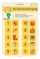 Vorschau - Arbeitsblätter - Rechenspaziergang Herbst2 Mengen ZR10 - Seite 2