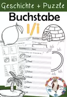 Vorschau - Unterrichtsreihen - Buchstabe I / i - Einführung inklusive Geschichte - Buchstabeneinführung Arbeitsblätter - Deckblatt