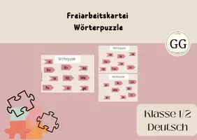 Vorschau - Aufgabenkarten - Materialpaket _ Freiarbeitskartei - Klasse 1 - Seite 1