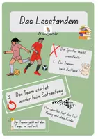 Vorschau - Fördermaterial/Inklusion - Lesetandem Tafelmaterial frau_wsh - Deckblatt