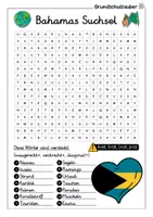 Vorschau - Arbeitsblätter - Bahamas MEGABUNDLE - Wissenskartei, Lückentext, Steckbrief, Suchsel - Seite 2