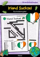 Vorschau - Arbeitsblätter - Irland Suchsel - Buchstabengitter - Deckblatt
