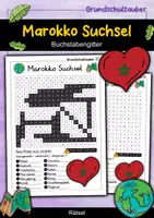 Vorschau - Arbeitsblätter - Marokko MEGABUNDLE - Wissenskartei, Lückentext, Steckbrief, Suchsel - Seite 1