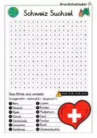 Vorschau - Arbeitsblätter - Schweiz MEGABUNDLE - Wissenskartei, Lückentext, Steckbrief, Suchsel - Seite 2