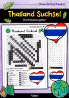 Vorschau - Spiele - Thailand Suchsel - Buchstabengitter - Deckblatt