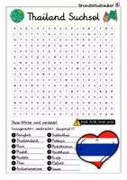 Vorschau - Spiele - Thailand Suchsel - Buchstabengitter - Seite 1
