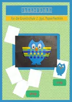 Vorschau - Mal- und Bastelvorlagen - Papierflechten Papierweben Flechteule WG - Deckblatt