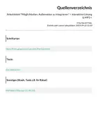 Vorschau - Arbeitsblätter - Arbeitsblatt "Möglichkeiten, Außenseiter zu integrieren" + interaktive Lösung & MP3 + - Seite 1