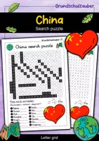 Vorschau - Spiele - China Search puzzle - letter grid (English) - Deckblatt