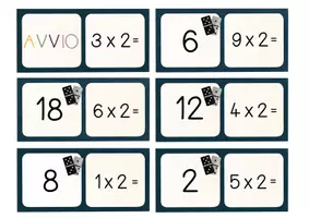 anteprima - Esercizi - Matematica Domino - Moltiplicazioni da 1 a 10 - Moltiplicazioni serie da 1 a 10 | - Pagina 3