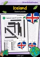Vorschau - Arbeitsblätter - Iceland Search puzzle - Letter grid (English) - Deckblatt