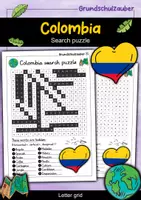 Vorschau - Spiele - Colombia Search puzzle - Letter grid (English) - Deckblatt