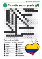 Vorschau - Spiele - Colombia Search puzzle - Letter grid (English) - Seite 2