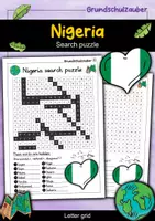 Vorschau - Spiele - Nigeria Search puzzle - Letter grid (English) - Deckblatt