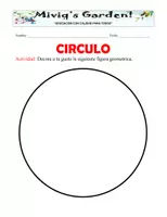 Vista previa - Manualidades / Dibujos para colorear - Trabajando con las Figuras Geométricas - página 1