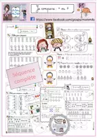Aperçu - Préparation de séquence / Séquence complète - Je compare égal ou différent Marie Milo - Page de couverture