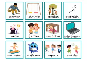 Vorschau - Spiele - Verben Pantomime Spiel - Seite 3