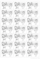 Vorschau - Bildkarten - Hefteinträge zum Buchstabenlernen, Anfangsunterricht, Buchstaben Buchstabenzettel - Seite 1