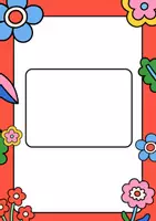Vorschau - Mal- und Bastelvorlagen - Freebie | Gratis | Schmuckblatt | ohne Lineatur | Retro-Design I kommerzielle Nutzung - Seite 3